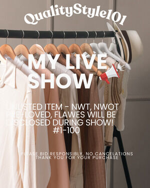 CURATED SHOW! PRE-LOVED, NWT and NWOT